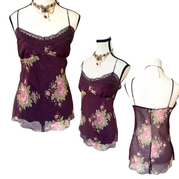 90'S Y2K VTG. 5 PC. PANTS DRESS TOPS‎ PURSE BUNDLE MEDIUM COTTAGE RETRO - Picture 2 of 7